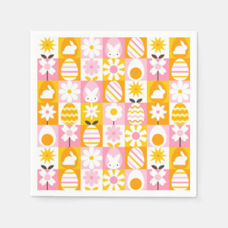Sweet Spring Easter Patchwork  Pappersservett