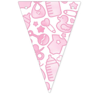 Sweet Sprinkles Ombre Rosa Vimplar