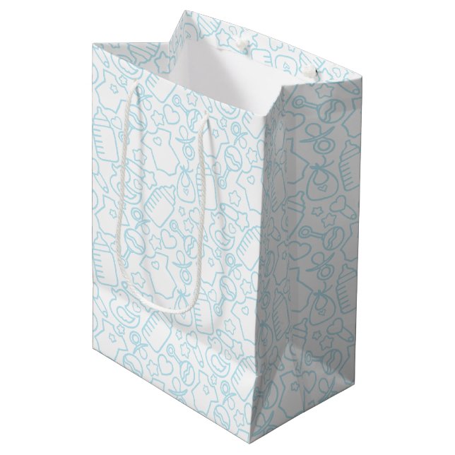 Sweet Sprinkles White Blue (Framsidan Vinklad)