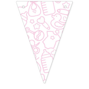 Sweet Sprinkles White Rosa Vimplar