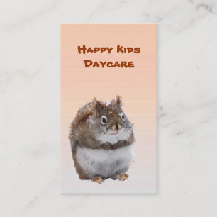Sweet Squirrel Daycare Visitkort