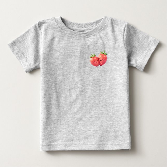Sweet Strawberry Duo T Shirt (Framsida)