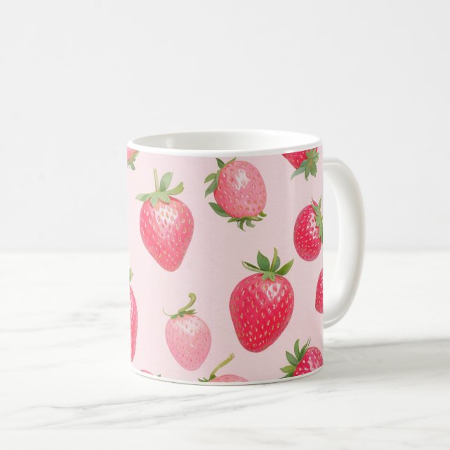Sweet Strawberry Garden Mugs Kaffemugg (Framsida höger)