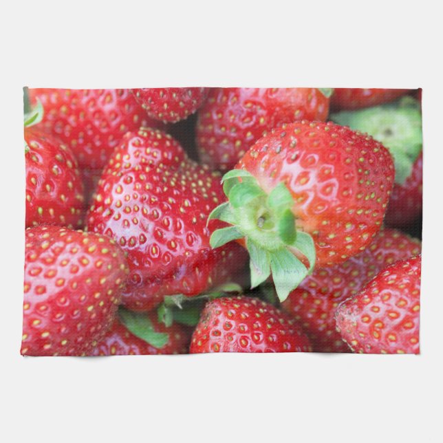 Sweet Strawberry Kökshandduk (Horisontell)