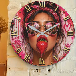 Sweet Strawberry Vibes Luxury Fashion Stor Klocka