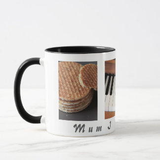 Sweet Stroopwafel Piano Mugg - Gift för Morsa