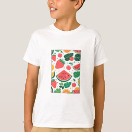 Sweet Summer Fruits Design T Shirt
