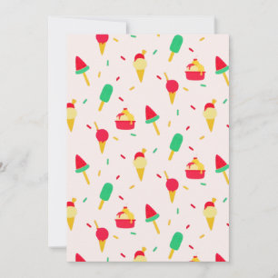 Sweet Summer Roligt Rainbow Ice Cream Sprinkles Meddelande