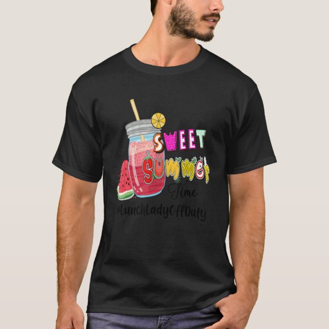 Sweet Summer Time LunchLady av Duty T Shirt (Framsida)