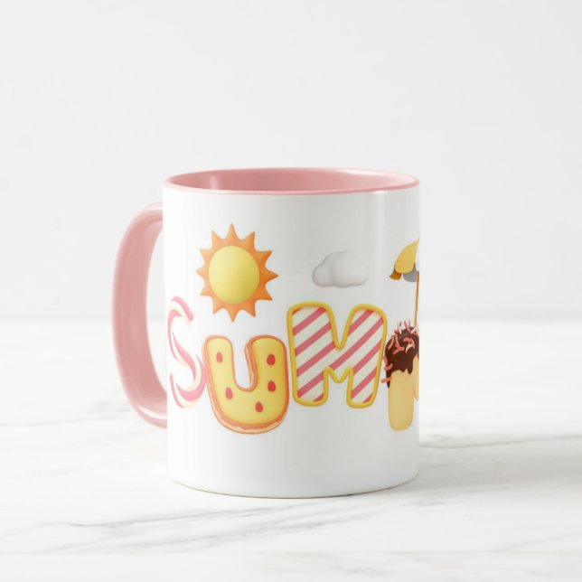 ☀️ Sweet Summer Vibes Mugg ☀️ (Framsida vänster)