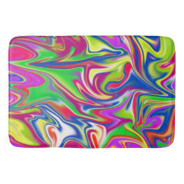 "Sweet Swirls: Bubblegum Marble Delight" Badrumsmatta