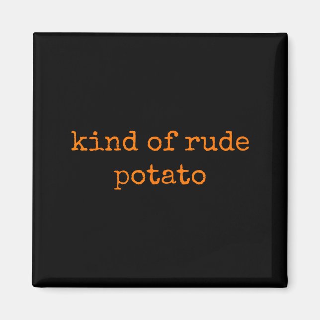 Sweet Tato And Kind Of Rude Tato Cute Couples - Pa Magnet (Framsidan)