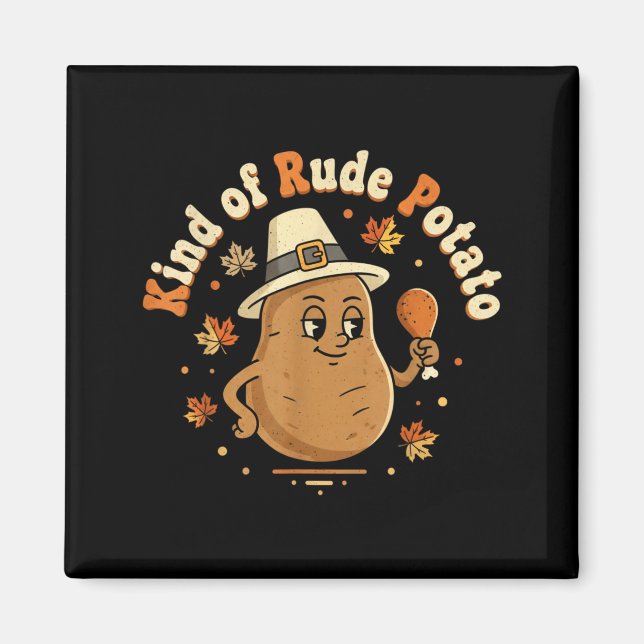 Sweet Tato And Kind Of Rude Tato  Magnet (Framsidan)