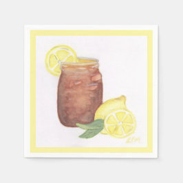 Sweet Tea med Lemons Pappersservett