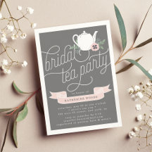 Sweet Tea | Möhippa Tea Party-inbjudan