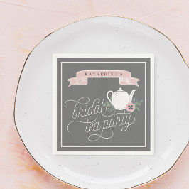 Sweet Tea | Personlig Möhippa Tea Party Pappersservett