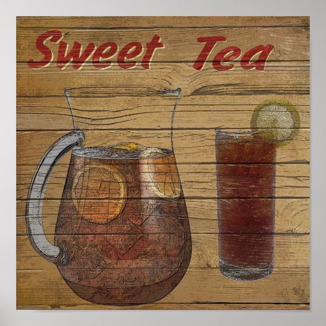 Sweet Tea Poster (Framsidan)