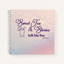 "Sweet Tea & Stories" Blank Recipe Bok