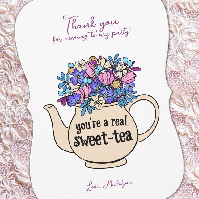 Sweet Tea Tack Kort (Skapare uppladdad)