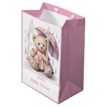 Sweet Teddy Bear Girl Baby Shower