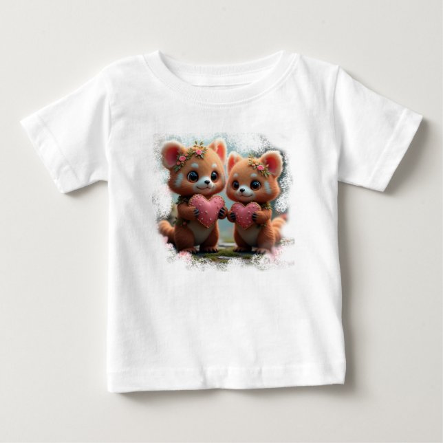 Sweet teddy björnT-Shirt T Shirt (Framsida)