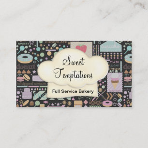 Sweet Temptations Bakery Boutique Visitkort