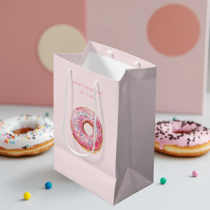 Sweet Time Pastel Rosa Donut Birthday