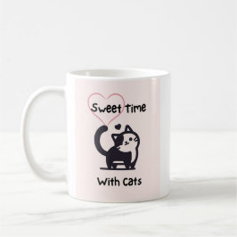 Sweet Time With Cats Kaffemugg