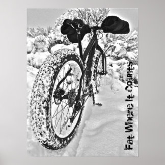 Sweet Tjock Bike Poster