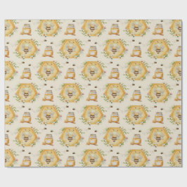 Sweet to Bee One Birthday Gift Wrap Presentpapper