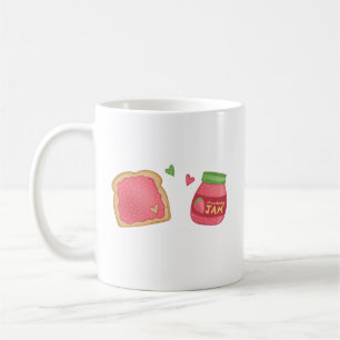 Sweet Toast och Strawberry Sylt Kaffemugg
