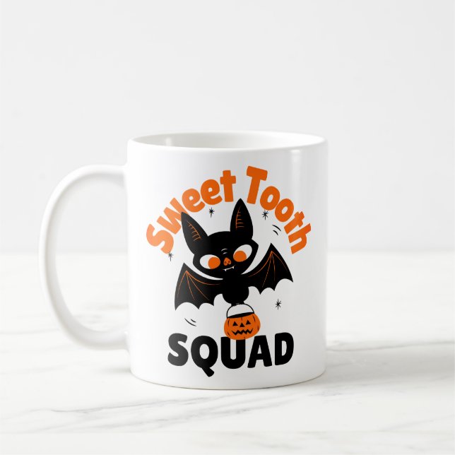 Sweet Tooth Squad Halloween-mugg – Fladdermus med  Kaffemugg (Vänster)