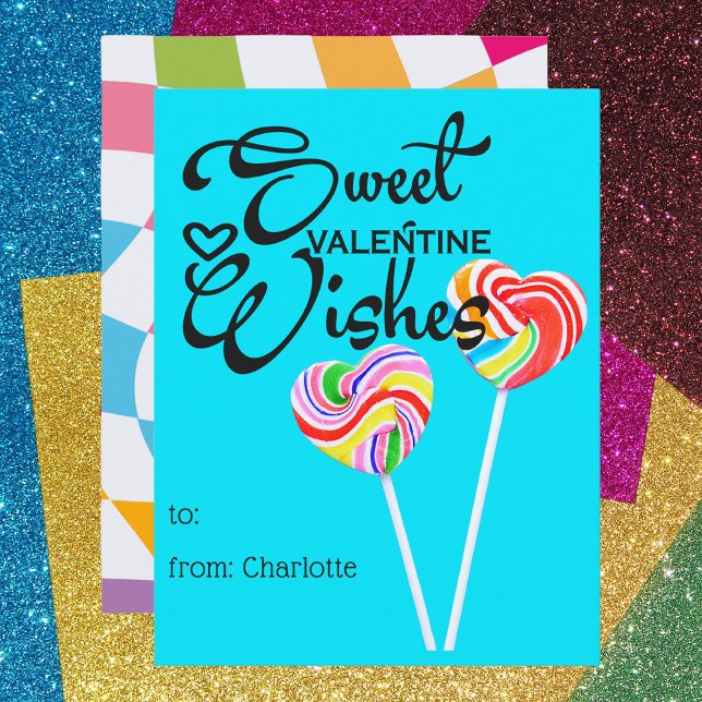 Sweet Treat Barn Valentine Day Classroom Card Anteckningskort (Skapare uppladdad)