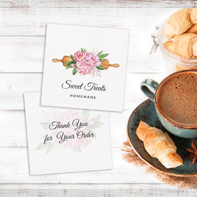 Sweet Treats Bakery Tack Anteckningskort (Skapare uppladdad)