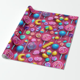 "Sweet Treats Candy-Thned Presentpapper