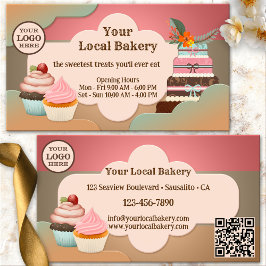 Sweet Treats Cupcake Bakery Visitkort