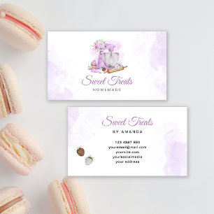 Sweet Treats Lila Bakery Visitkort