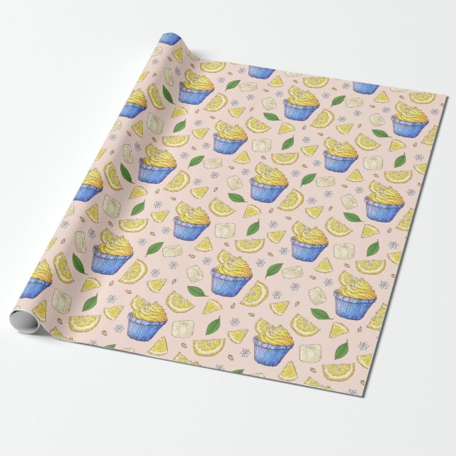 Sweet Treats Wrapping Paper Presentpapper (Utrullad)
