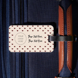 Sweet Trendig Business Logotyp Company Promo Bagagebricka