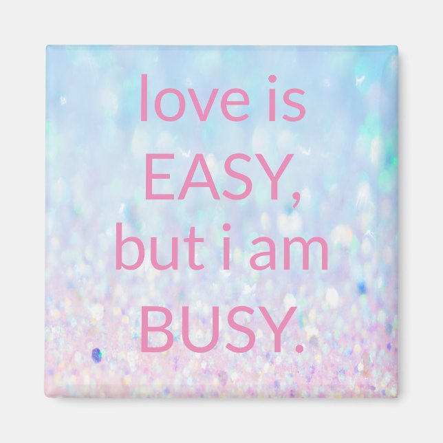 Sweet Trendig glitter Magnet (Framsidan)