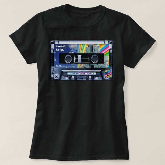 Sweet Trip Cassette Classic T Shirt (Design framsida)