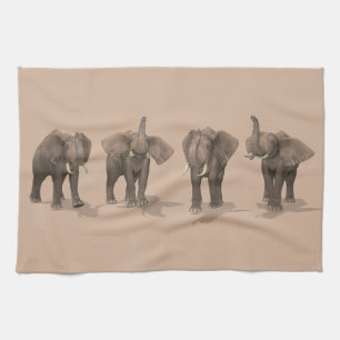 Sweet Trumpeting Elephants-kvartetten Kökshandduk
