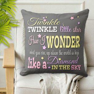Sweet Twinkle Star Baby Nursery Kudde