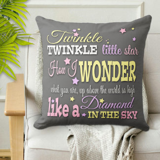 Sweet Twinkle Star Baby Nursery Kudde
