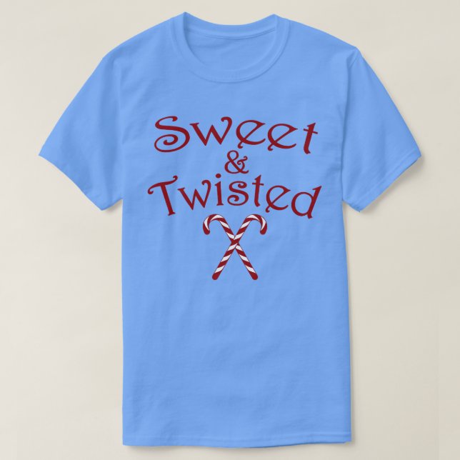 Sweet & Twisted Candy Canes 132 T Shirt (Design framsida)