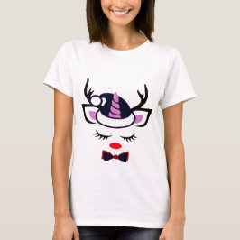 Sweet Unicorn ansikte T Shirt