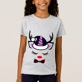 Sweet Unicorn ansikte T Shirt