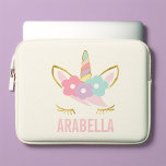 Sweet Unicorn Laptop Fodral<br><div class="desc">Sötnos personlig för enhörnighet.</div>