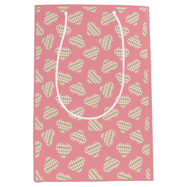 Sweet Valentine Argyle Hearts Sweet Rosa (Framsidan)