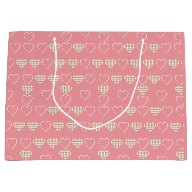 Sweet Valentine Argyle Hearts Tiled (Framsidan)